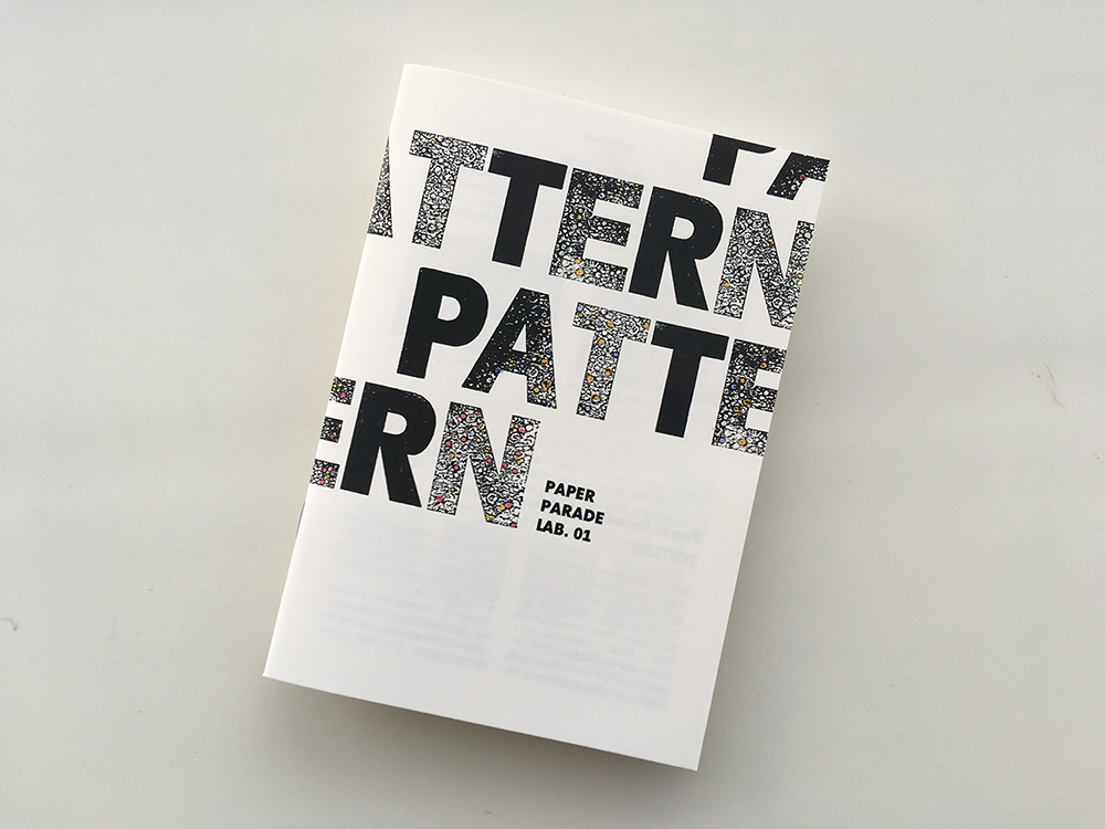 Paper parade Lab.01 PATTERN 小冊子