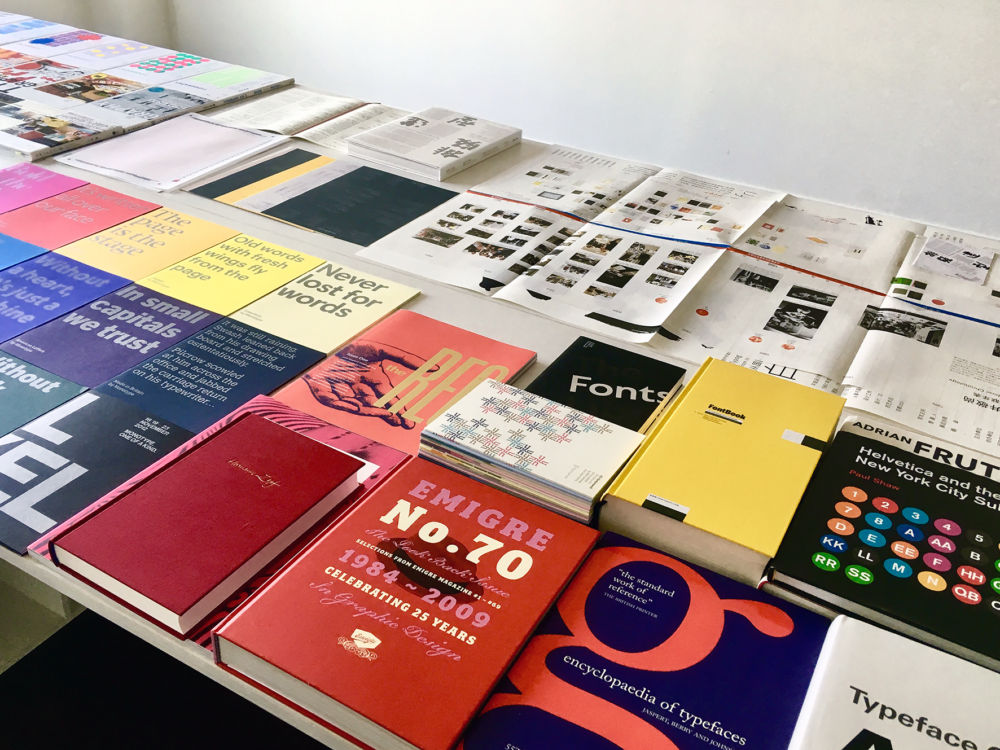 タイポグラフィ書籍・資料の公開  Typography book exhibition